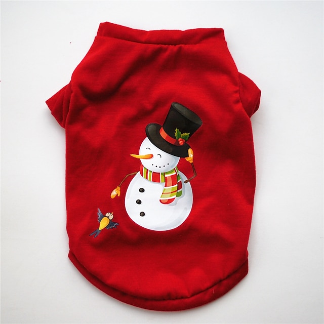  Hund Små pälsdjur Tröjor Tröja Julkostym Julklappar till husdjur Jumper Jul Cosplay Vinter Vår & Höst Mops Pudel Chihuahua valpen eller det lilla husdjuret