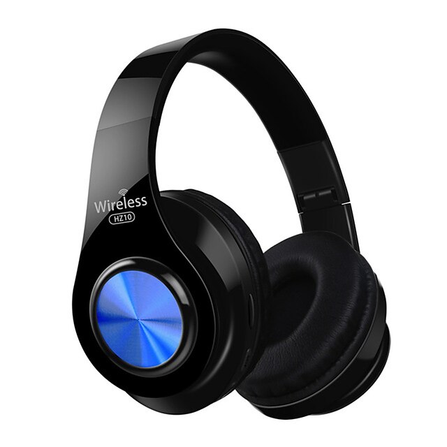  LITBest HZ10 Over-ear Headphone Wireless Noise-Cancelling Stereo Dual Drivers with Microphone with Volume Control for Sport Fitness