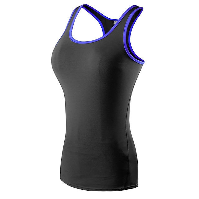  Dámské Koşu Atleti Kompresní tílko Tílková záda Bez rukávů Základní vrstva Sportovní Spandex Prodyšné Rychleschnoucí Cvičení v tělocvičně Běh Běhání sportovní oblečení Sportovní oděvy Jednobarevné