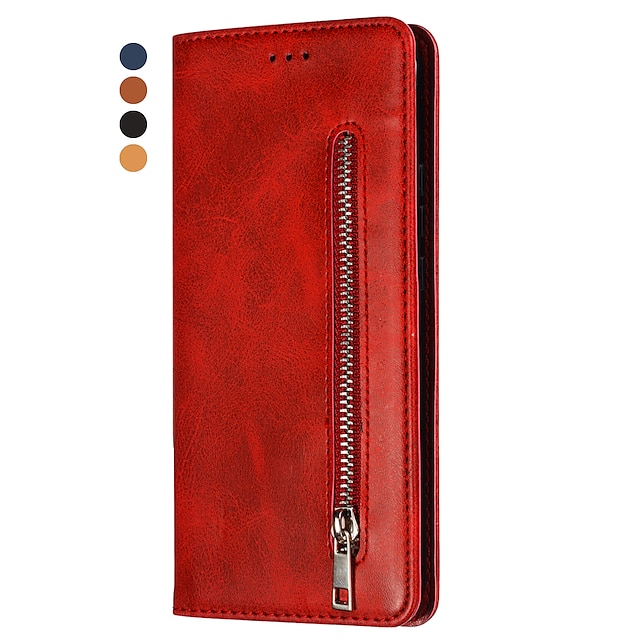 

Phone Case For Samsung Galaxy S22 Ultra Plus Full Body Case Leather A6 (2018) A8 2018 A7 Galaxy A9(2018) A10 A30 A50 A20 A40 A70 Wallet Card Holder Flip Solid Color PU Leather TPU