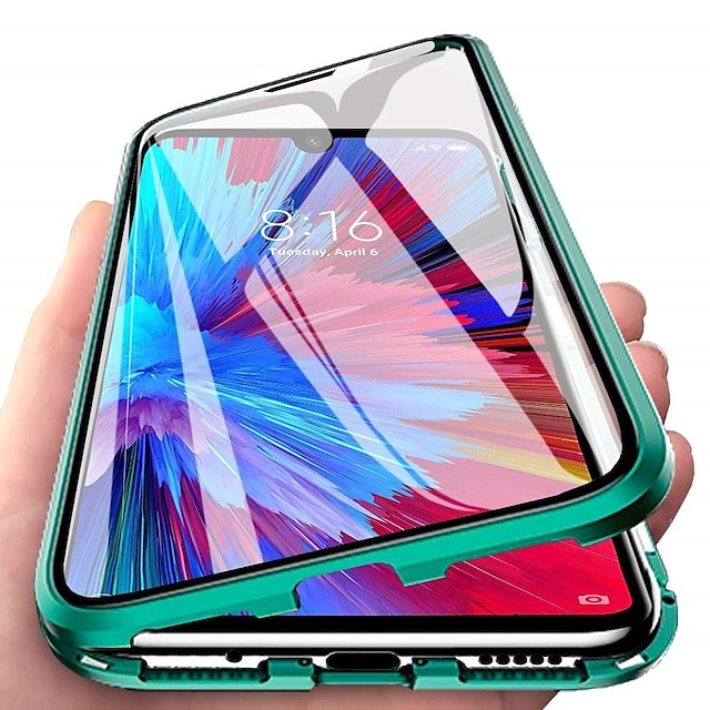  Magnetic Case For Huawei P50 Pro P40 P30 Pro Lite nova 8 Pro 360 Protection Anti-Explosion Double Sided Tempered Glass Phone Case for Huawei P Smart Y9 Mate 30 Mate 20 Pro Huawei Honor 9X 20 Pro