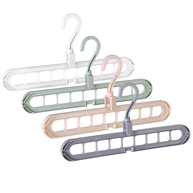 Home & Garden Home Decor | 2pcs Clothes Coat Hanger Organizer Multi-port Support Drying Racks Plastic Scarf Cabide Storage Rack 