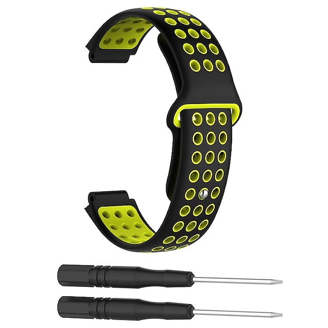 1 pcs Smart Watch Band για Γκάρμιν Προσέγγιση S6 Προσέγγιση S5 Προσέγγιση S20 Πρόδρομος 235 Πρόδρομος 645 Αθλητικό Μπρασελέ σιλικόνη Αντικατάσταση Λουράκι Καρπού / Πρόδρομος 230 / Πρόδρομος 220