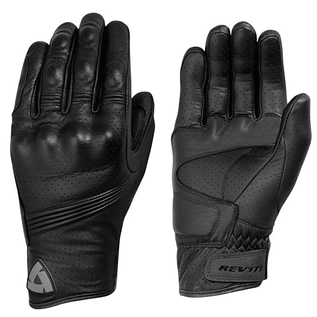  fuld finger unisex motorcykel handsker læder / fåreskind vandtæt / let / varm termisk moto cykel cykel udendørs handsker beskytter