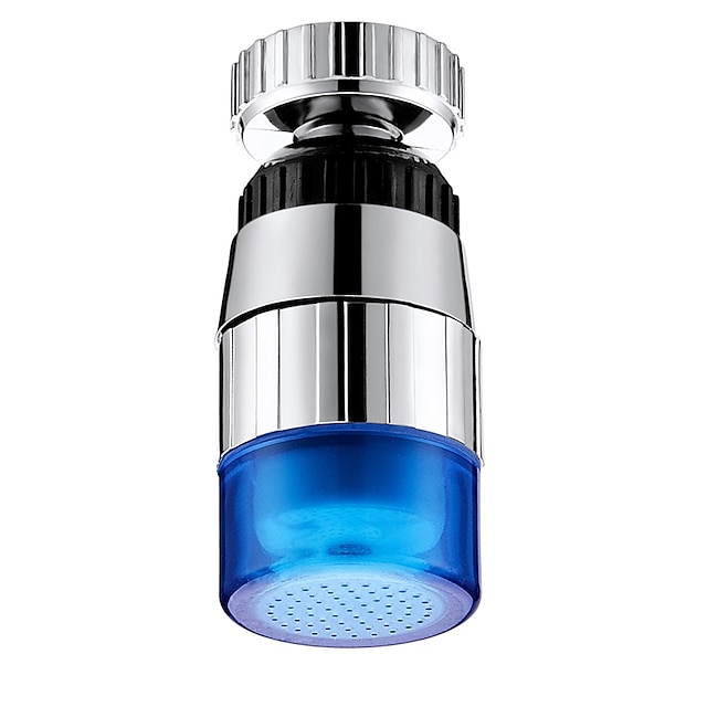  lumière led changement de couleur robinet monochrome robinet bouche bec verseur d'eau