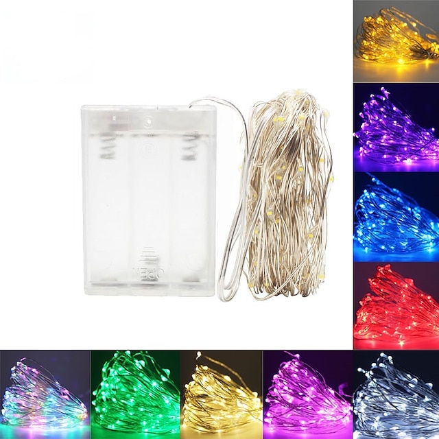 1M-10M LED String Lights AA Battery Copper Wire Party Christmas Tree Home Decor 