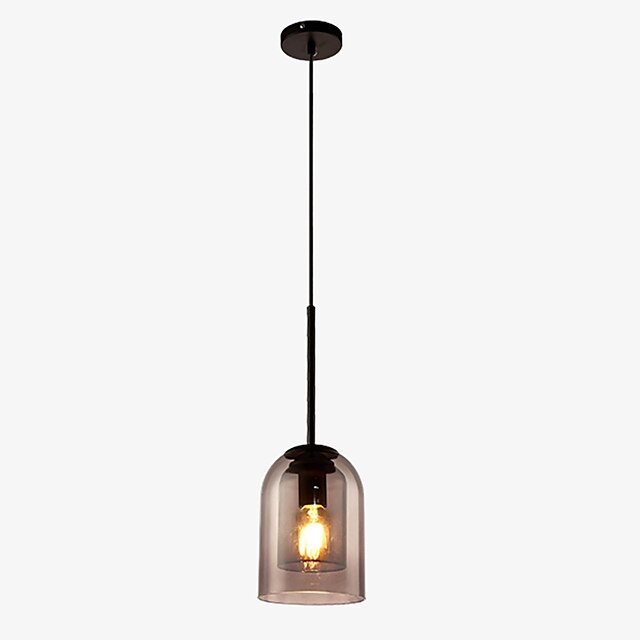 Lights & Lighting Pendant Lights | 22 cm Single Design Pendant Light Glass Traditional / Classic Nordic Style 220-240V - MF46389