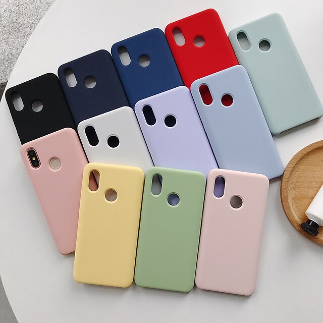 telefone Capinha Para Xiaomi Capa traseira Xiaomi Mi Max 3 Xiaomi Mi 8 Xiaomi  Mi 8 SE Xiaomi Mi 8 Explorer Xiaomi Mi 6X (Mi A2) Antichoque Côr Sólida TPU  de 7770603 2022 por €9.99