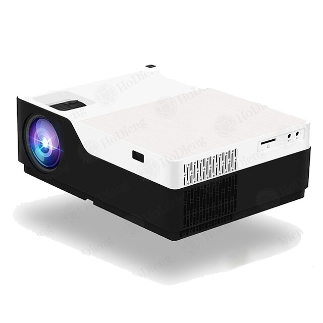  HoDieng HD18 1920x1080P Android 9.0 WIFI Support AC3 4K 200inch Full HD 1080P LED Projector Video Proyector for Home Theater 5500lumen M18