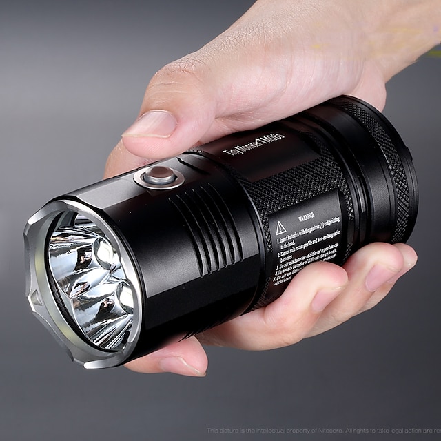  Nitecore TM06S LED Taschenlampen Wasserdicht 3000 lm LED Cree® XM-L L2 1 Sender 5 Beleuchtungsmodus Wasserdicht Taschenlampe LED - Blinklicht Multi-Funktional Licht und Bequem Camping / Wandern