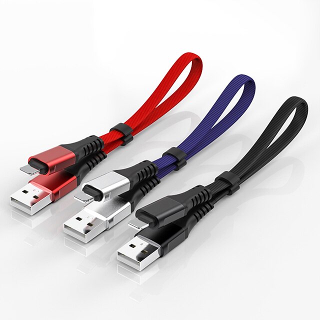  Osvětlení Kabel Plochý / Pletený / Rychlé nabíjení Nylon Adaptér kabelu USB Pro iPhone