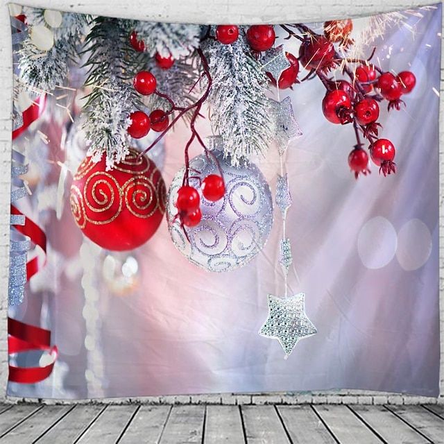 Home & Garden Home Decor | Christmas / Classic Theme Wall Decor 100% Polyester Classic / Fantasy Wall Art, 150*100 cm Decoration