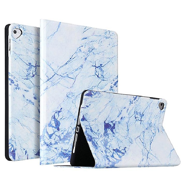  Case For Apple iPad Air / iPad 4/3/2 / iPad Mini 3/2/1 Shockproof / Dustproof / Ultra-thin Full Body Cases Marble PU Leather / TPU