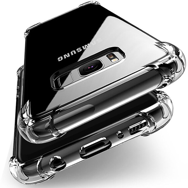  telefoon hoesje Voor Samsung Galaxy Achterkant Siliconen Schokbestendig Doorzichtig Effen TPU