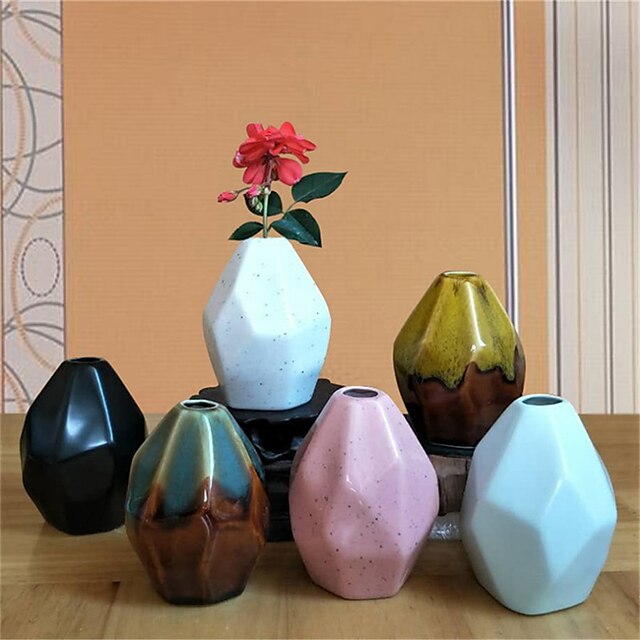 Home & Garden Home Decor | 1pc Irregular shape Ceramic Artistic Vintage Table Vase - YX16347