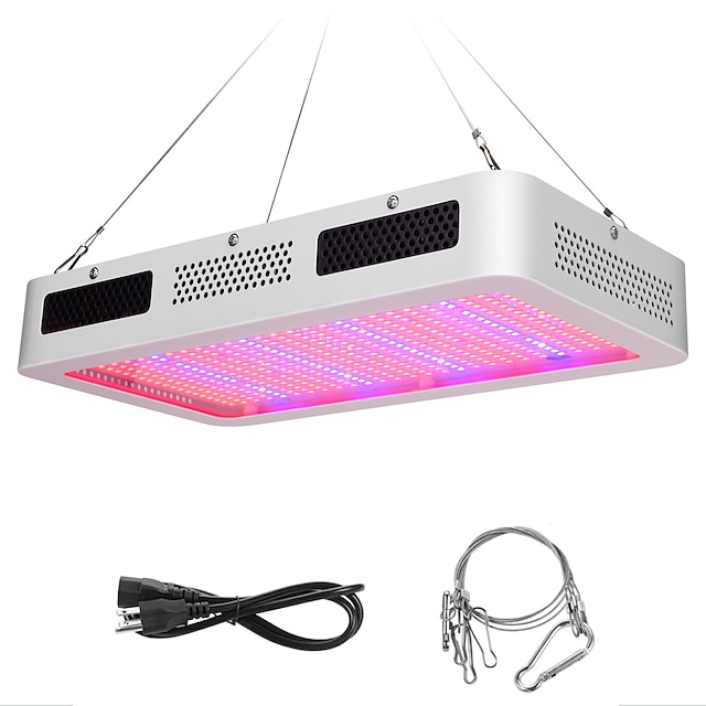  Grow Light for Indoor Plants LED Plant Growing Light LED Grow Light Full Spectrum 600W Red+Blue+UV+IR EU Plug For Hydroponics Vegetables and Flowering Plants