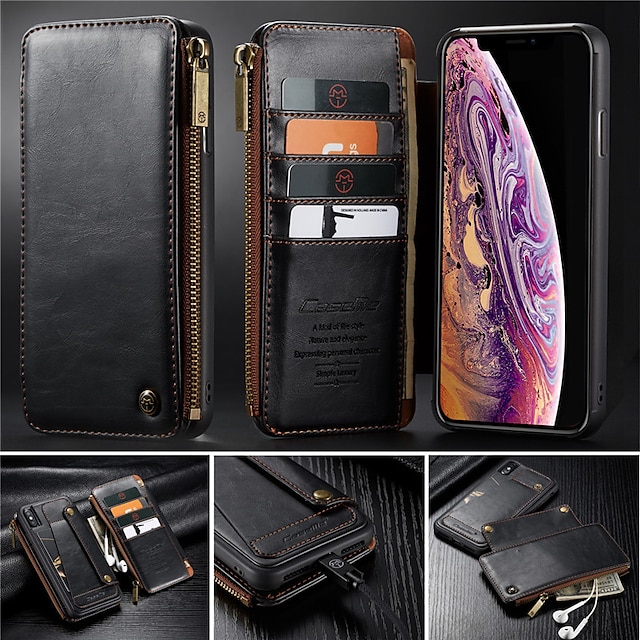  Wallet Case with Card Slot Cover for iPhone 11 Pro Max iPhone Xs Max X Xs XR 7 8 Plus Protective Case