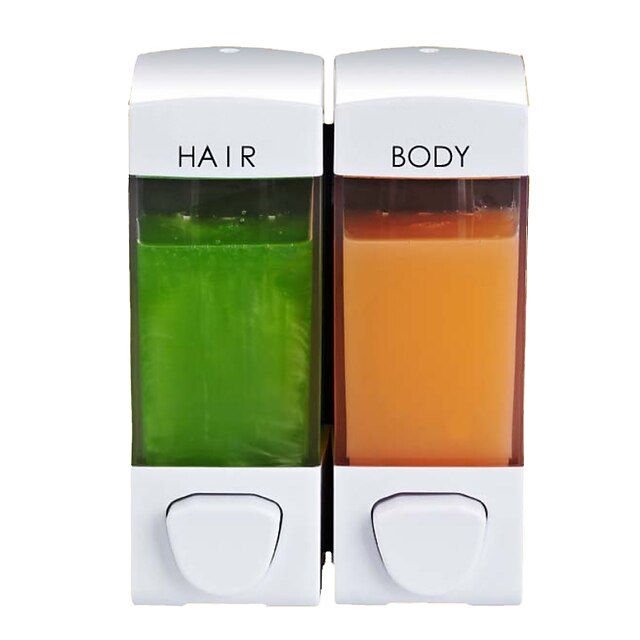 1 pc Plastic Refillable Wall-mounted Soap Container for Hospital Hotel 