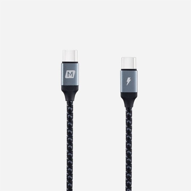  Lightning / Type-C Cable 1.2m(4Ft) 3 A Braided / MFI Certification Nylon Cable For iPhone