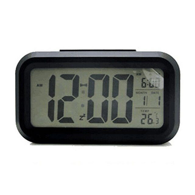 Forestime Battery Operated Clock, Mute MultiFunction Digital Alarm
