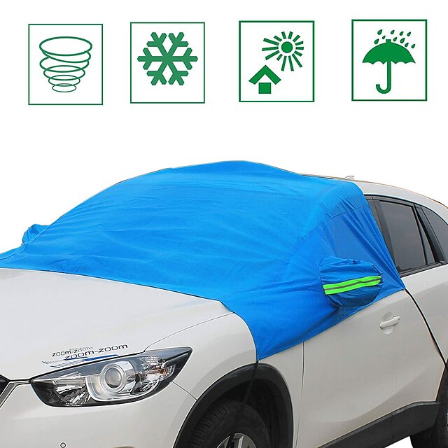  IZTOR Premium Windshield Snow Cover Snow Ice Frost Guard Covers Wipers Windshield Windows and Mirrors Sizes for All Vehicles
