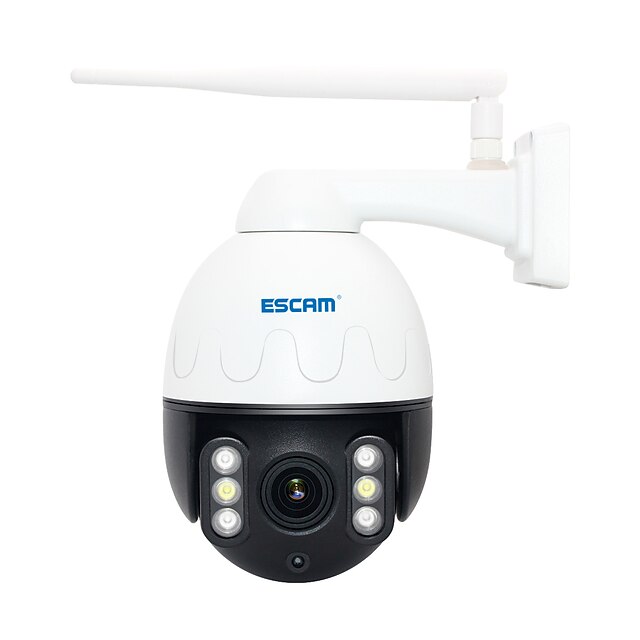  ESCAM Q5068 H.265 5MP Pan/Tilt/4X CMOS Zoom WiFi Wireless Waterproof IP Camera Support ONVIF Two Way Talk Night Vision Remote Access Motion Detection Home Security Camera