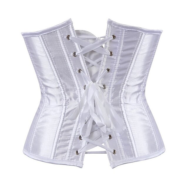  Corset & Bustier Women's Sexy Lace Up Underbust Corsets for Tummy Control Waist Trainer Party Evening Date Corset Belt