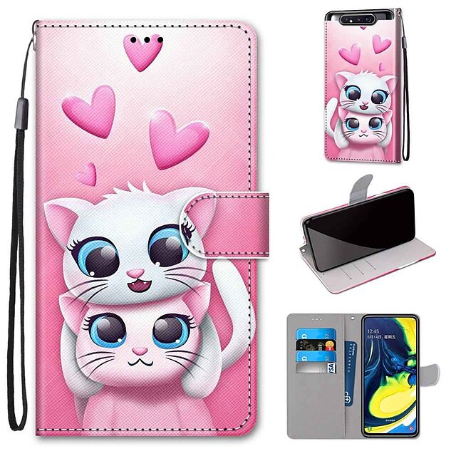  Case For Samsung Galaxy S9 / S9 Plus / A6 (2018) Wallet / Card Holder / with Stand Full Body Cases PU Leather / TPU