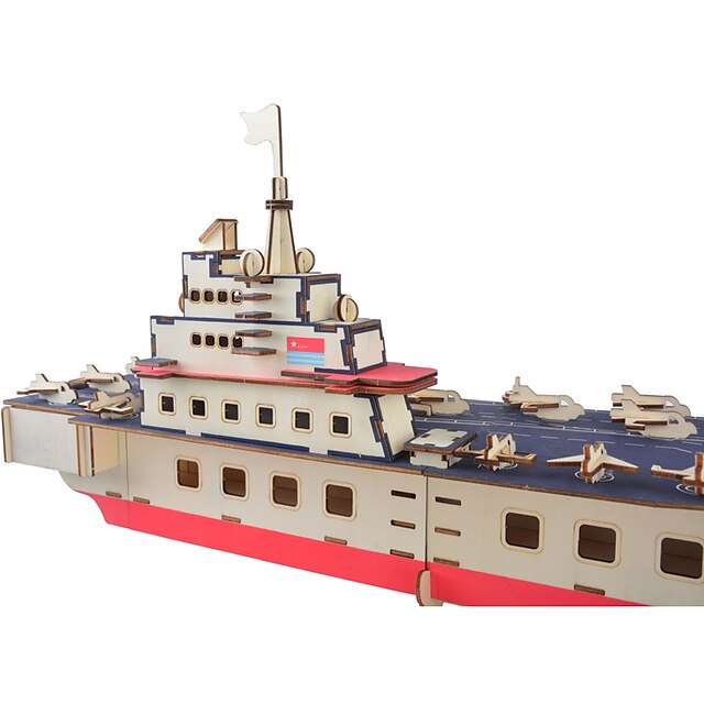  3D Puzzle Jigsaw Puzzle Model Building Kit Warship Ship DIY High Quality Paper Classic Kid's Unisex Boys' Girls' Toy Gift