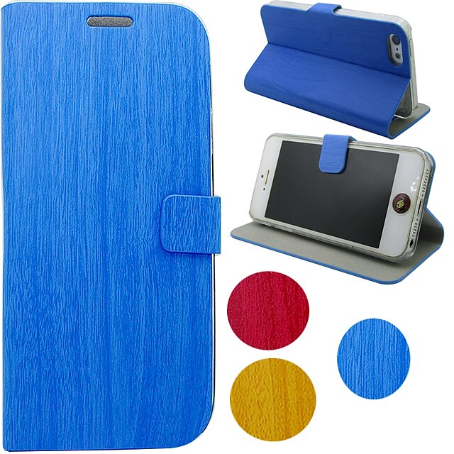  Case For Samsung Galaxy S4 / S3 / Note 3 with Stand / Flip Full Body Cases Solid Colored / Marble PU Leather