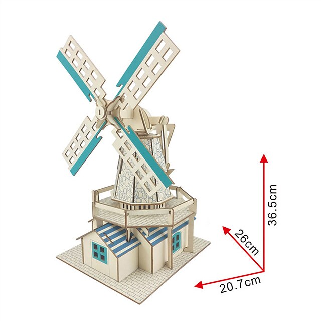  Puzzle 3D Μοντέλα και κιτ δόμησης Modele de Lemn Clădire celebru Casă Reparații De lemn Clasic Pentru copii Adulți Unisex Băieți Fete Jucarii Cadou