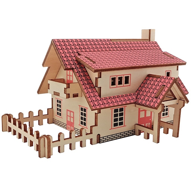  CUTE ROOM 3D építőjátékok Modeli i makete Wood Model DIY Ház Műanyagok Fa Gyermek Uniszex Lány Játékok Ajándék