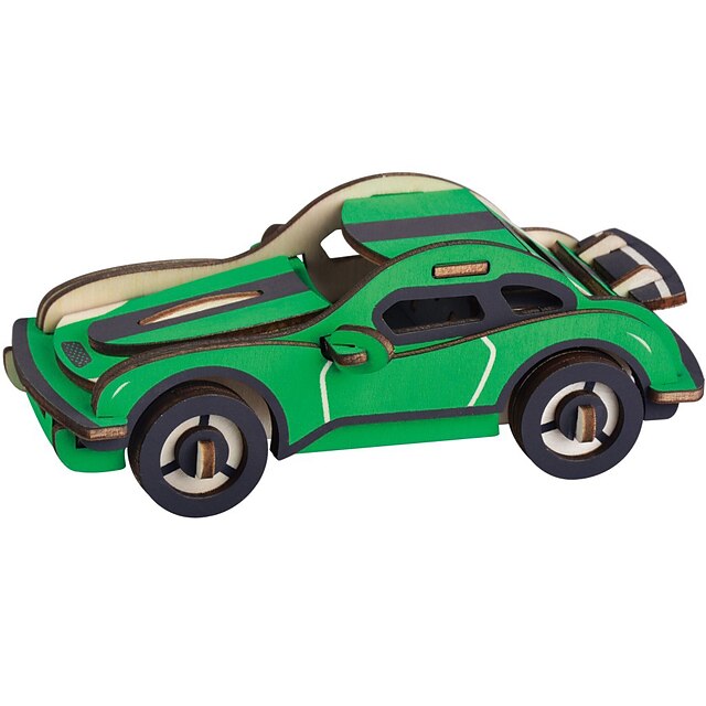  3D Puzzle Car Fun Wood Classic Kid's Unisex Toy Gift
