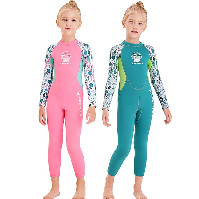 Sports & Outdoors Surfing, Diving & Snorkeling | Dive&Sail Girls Full Wetsuit 2.5mm SCR Neoprene Diving Suit Thermal Warm UPF50+