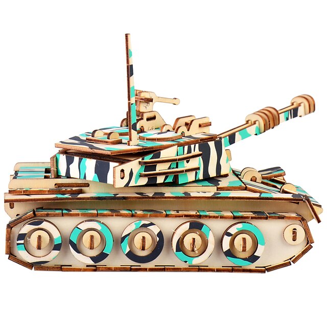  Tank Vozík 3D puzzle Puzzle Kovové puzzle Zábava Klasické Dětské Dospělé Hračky Dárek