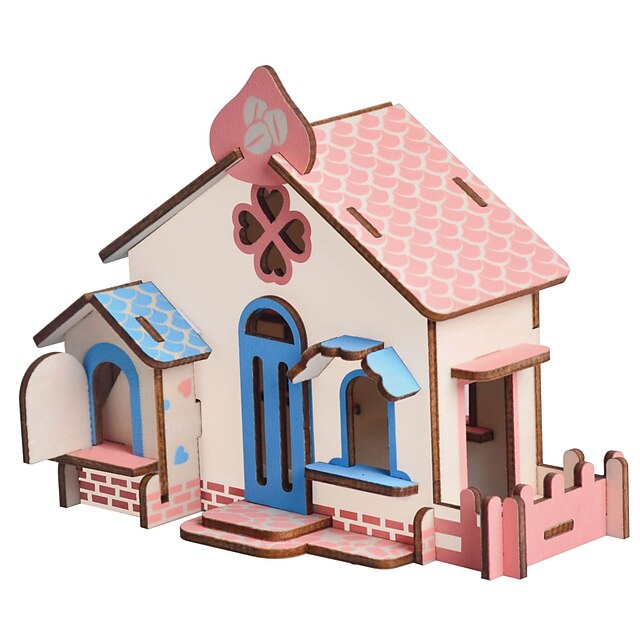  Robotime 3D Puzzle Jigsaw Puzzle Wooden Puzzle Famous buildings House DIY Wooden Card Paper Classic Kid's Adults' Unisex Boys' Girls' Toy Gift