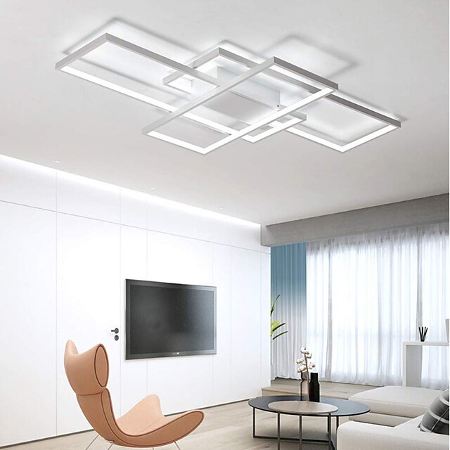 90cm LED Ceiling Lights 3-Light Linear Flush Mount Ambient Light ...