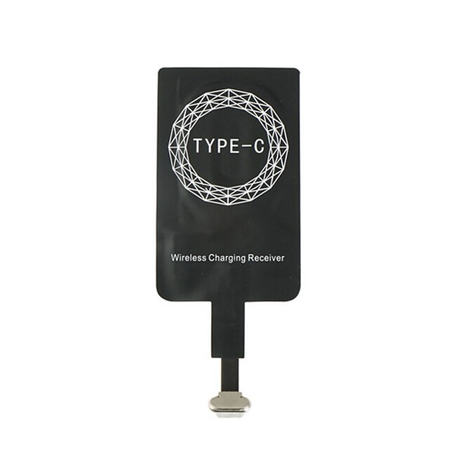  Micro USB and Type C Universal Qi Wireless Charger Receiver for Android Phone /Pad Coil Adapter Receptor Receiver