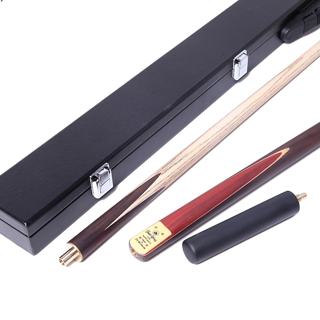  JIANYING 3/4 2-Piece Pool Cues Cue Sticks Rosewood Snooker English Billiards Pool Handmade Case Included 3/4 Jointed