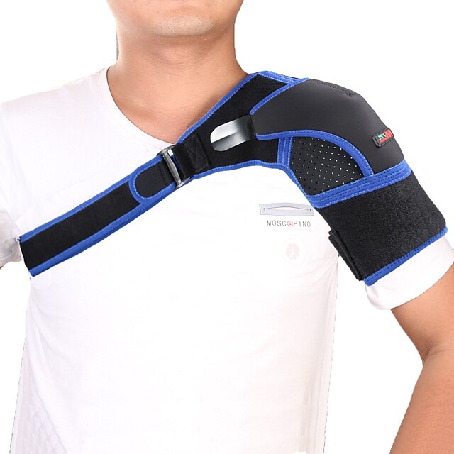  Shoulder Brace Adjustable Rotator Cuff Support for Men or Women Breathable Neoprene Compression Sleeve Wrap (for both Left or Right Shoulder)