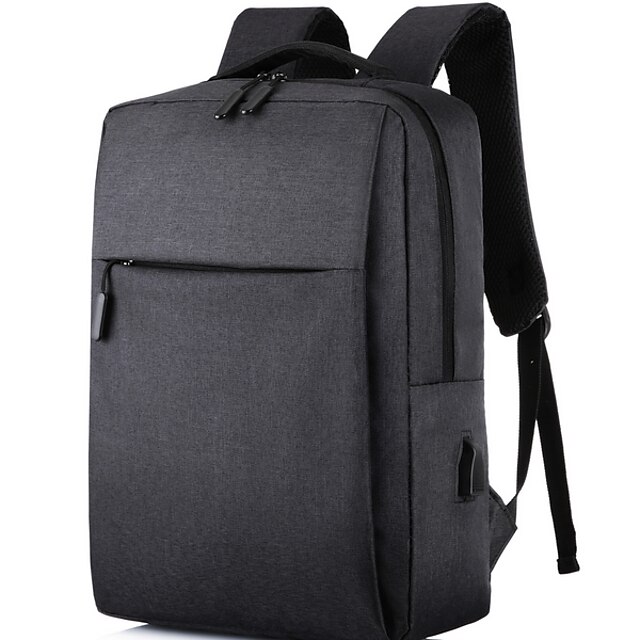  Homens Oxford mochila Grande Capacidade Ziper Diário Vinho Preto Cinzento Azul Escuro