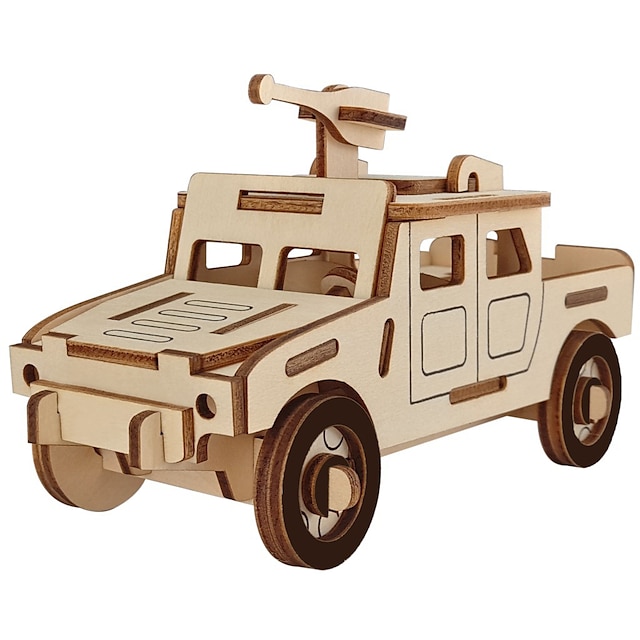  تركيب خشبي مجموعات البناء النماذج الخشبية خمر، سيارة المستوى المهني خشبي 1 pcs للأطفال للبالغين للصبيان للفتيات ألعاب هدية
