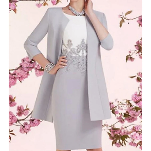 Women's Wrap Mother's Wraps Wedding Guest 's Wraps Ladies Coats / Jackets Keep Warm 3/4 Length Sleeve Stretch Fabric Wedding Wraps With Pure Color For Wedding Guest Spring & Summer 9