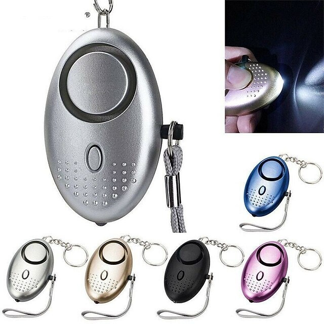  130db Personal Safety Alarm Police Approved Keychain Security Panic Rape Attack Torch