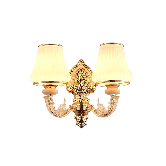 Crystal Vintage Nordic Style Wall Lamps Wall Sconces Living Room Bedroom Iron Wall Light 220-240V