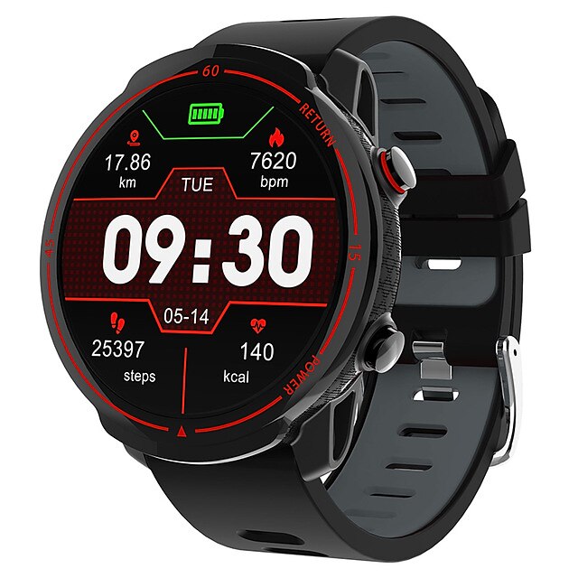  F30 Smart Watch 1.3 inch Smartwatch Fitness Running Watch Bluetooth Pedometer Call Reminder Sleep Tracker Compatible with Android iOS Men Women Waterproof Touch Screen Heart Rate Monitor IPX-7