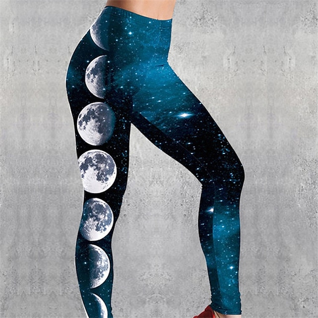 Bang Women Colorful Reflective High Waist Yoga Pants Fitness Leggings Running Gym Stretch Sports Trousers