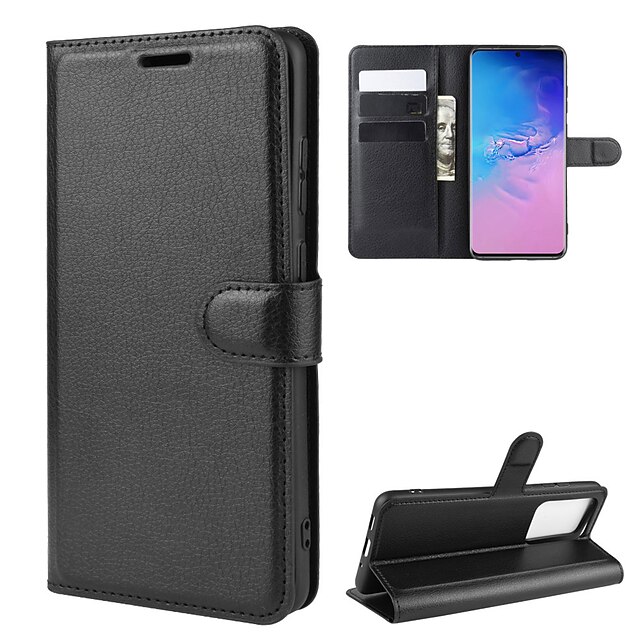 For Galaxy S20/S20 Plus/S20 Ultra Litchi Texture Horizontal Flip Protective Case with Holder & Card Slots & Wallet