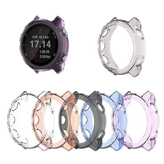 

Cases Compatible with Garmin Forerunner 645 / Forerunner 645 music TPU Watch Cover