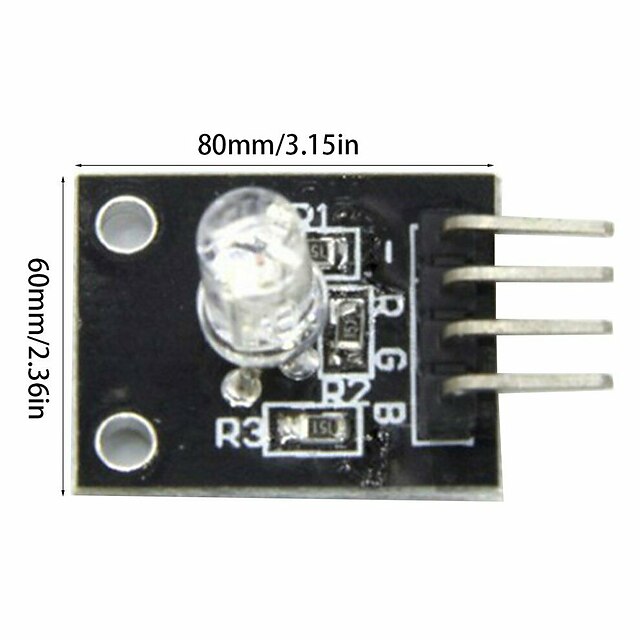  3 Color RGB SMD LED Module Full color Pwm tri color for Arduino MCU LED